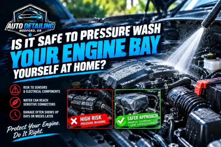 pressure wash engine bay risk and safe technique